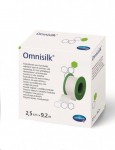 Лейкопластырь фиксирующий, Omnisilk (Омнисилк) р. 2.5смх9.2м 1 шт арт. 9004192 из искусственного шелка гипоаллергенный белый картонная упаковка без еврохолдера