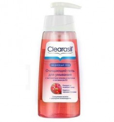 Гель для умывания Clearasil очищающий с экстрактами клюквы малины и витамином В3 150 мл